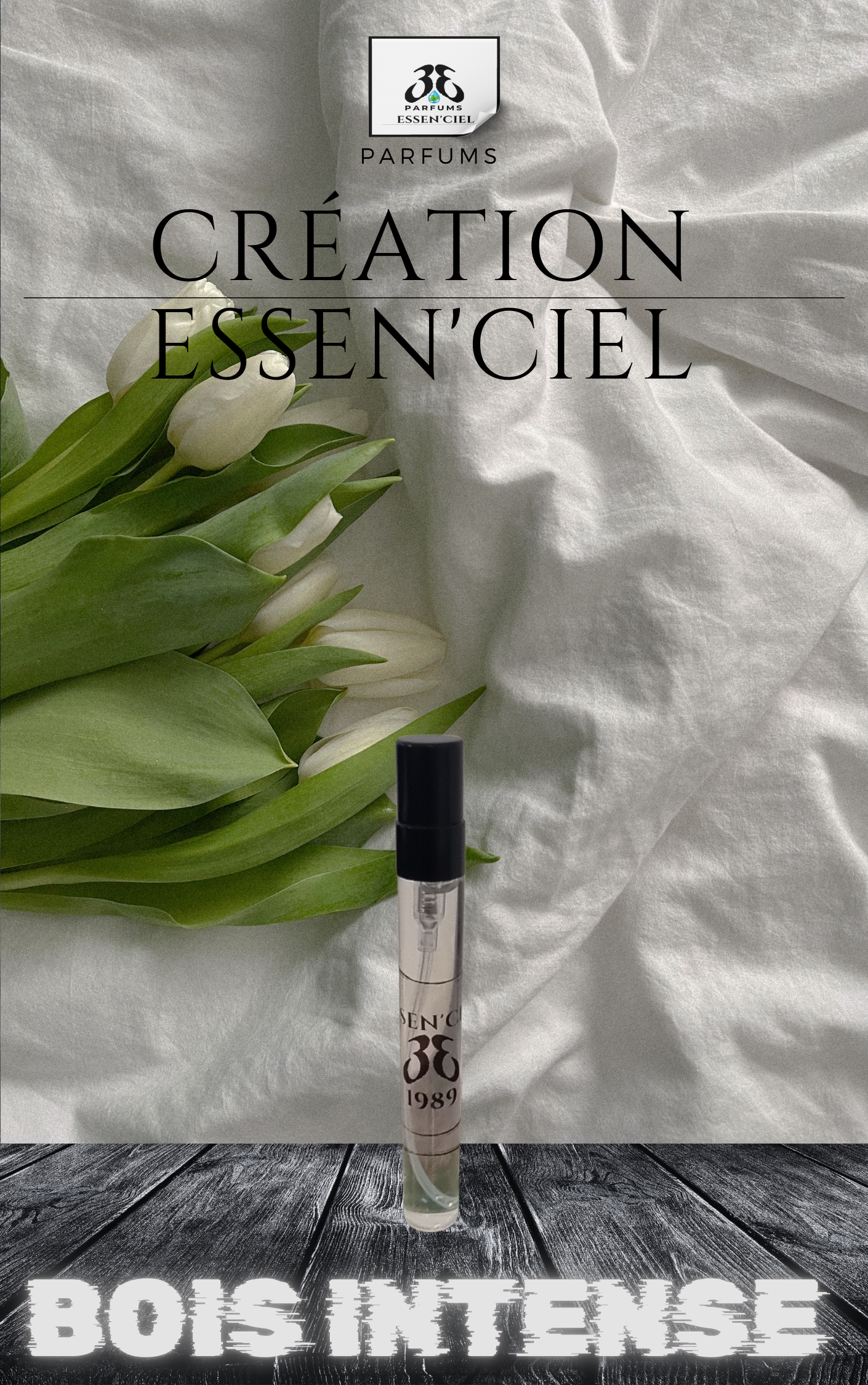 Parfum ESSEN'CIEL : MUSC BLANC 50ml/10ml