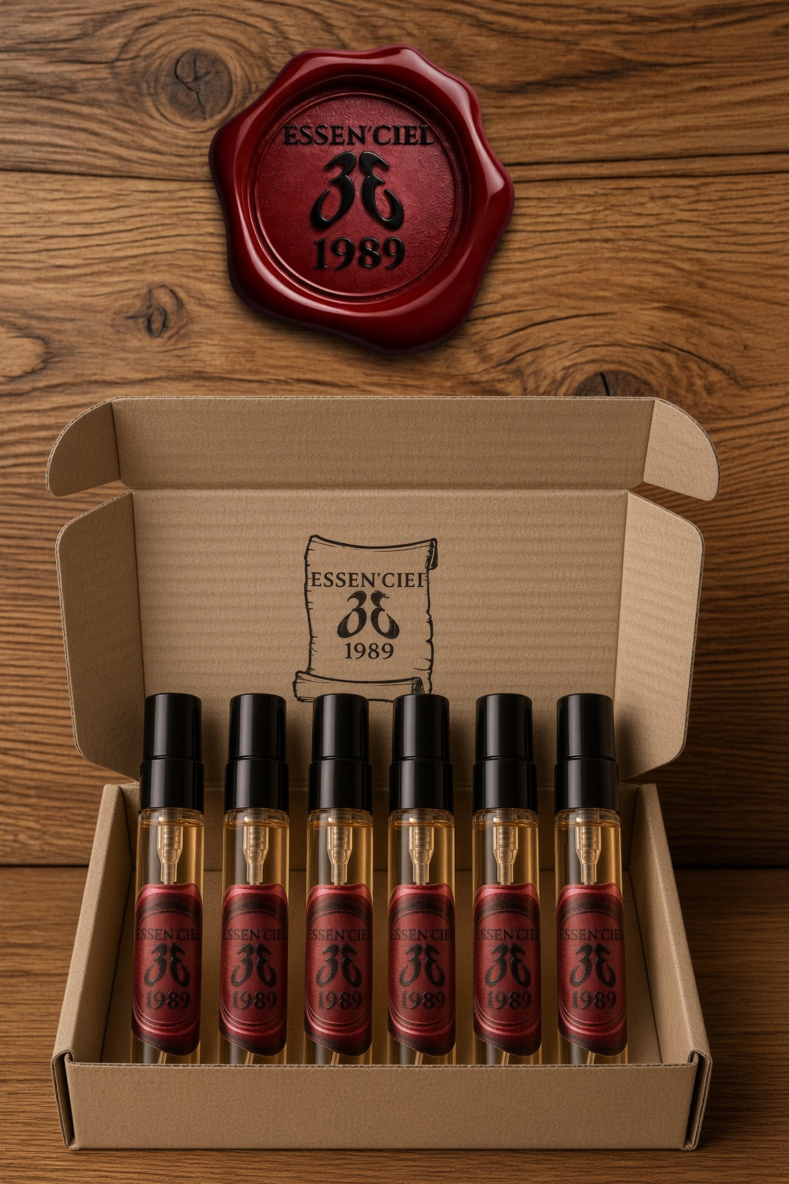 Parfums ESSEN'CIEL :COFFRET OUD.