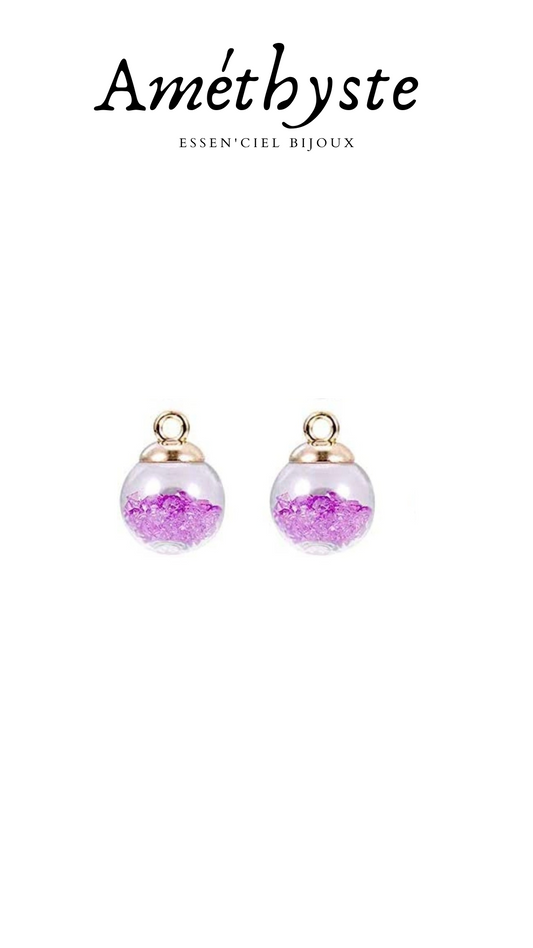 X2 Amethyst Pendants